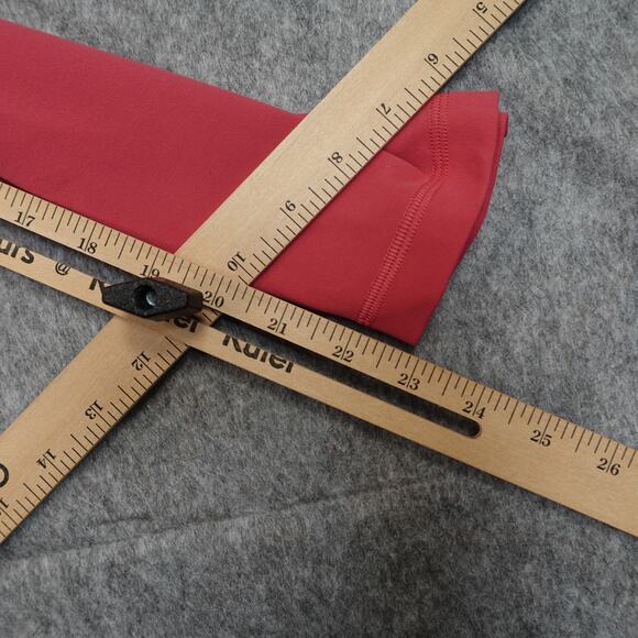 Lululemon Leggings Womens 6 Align High Rise Crop 23" Red Yoga Soft Run Workout - Picture 5 of 8